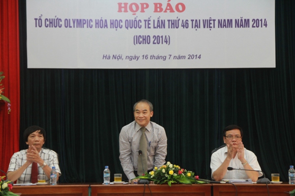 Kỳ thi Olymic Hóa học quốc tế năm 2014 tại Việt Nam sẽ diễn ra từ ngày 20 - 29 7